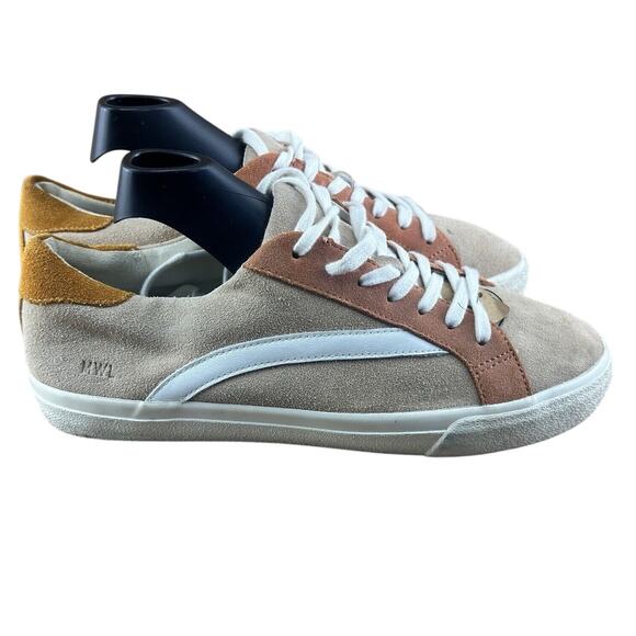 Madewell Sidewalk Low-Top Sneakers Brown Suede Size 8.5M - Picture 1 of 10